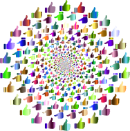 Prismatic Thumbs Up Vortex 4 No Background