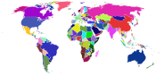 Prismatic World Map
