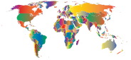 Prismatic World Map 5