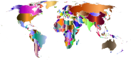 Prismatic World Map 8