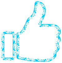 Thumbs Up Aqua