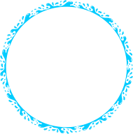 Water Splash Circle Frame