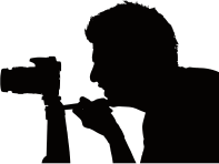 Man Taking A Picture Silhouette