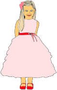 Cute Dressed Up Girl