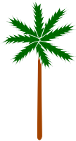 Stylised palm tree 2