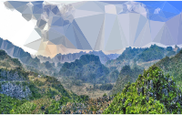 Low Poly Vietnam Valley