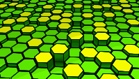 Colored Hexagons