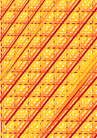 red orange lines across diagonal