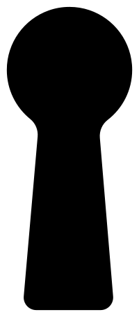 Symmetric Smooth Keyhole
