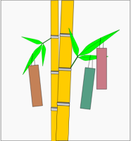 Simple Tanabata Wishing Tree