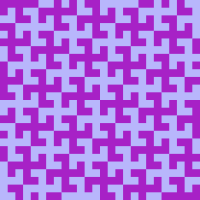 Swastika tessellation 1 (colour)