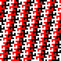 Swastika tessellation 1 (three-colour)