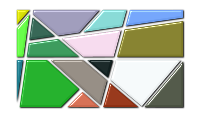 Abstract geometric background (bevelled)