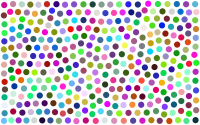 Prismatic Dots Background No Background