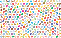 Prismatic Dots Background 2 No Background