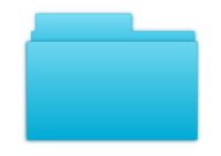 blue folder