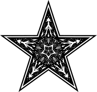 Ornamental star 11