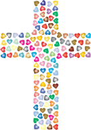 Prismatic Hearts Cross 2
