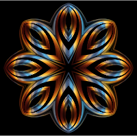 Chromatic Geometric Line Art