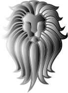 Chromatic Lion Face Tattoo 8
