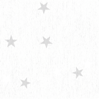 Wood Wall Painted White - Stars