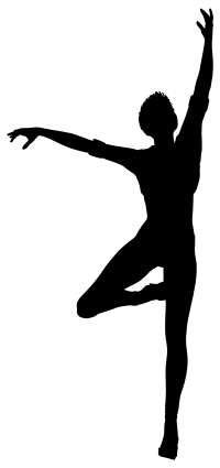 Dancing Woman Silhouette