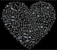 Silver Musical Heart 4