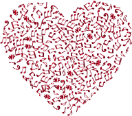 Crimson Musical Heart 4 No Background