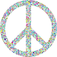 Polyprismatic Tiled Peace Sign