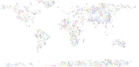 Prismatic Musical World Map No Background