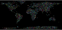 Prismatic Musical World Map 3
