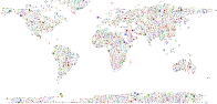 Prismatic Musical World Map 4 No Background