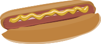 Hot dog by Rones