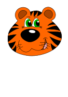 Cartoon tiger