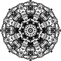 Circular ornament 8