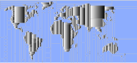 World Map Mondrian Mosaic 6