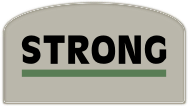 'Strong' sign