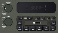 AM FM Radio with Cassette Player