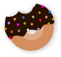 Delicious Donut With Chocolate