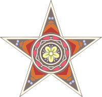 Ornamental star 19 (simplified)