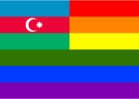 Rainbow Flag Azebaijan