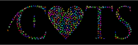 Prismatic Heart Cats