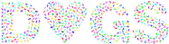 Prismatic Heart Dogs No Background