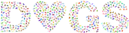 Prismatic Heart Dogs 4 No Background