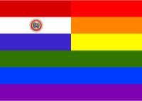Rainbow Flag Paraguay