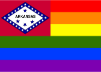 Rainbow Flag Arkansas 1