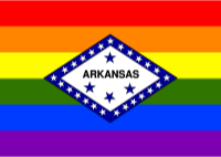 Rainbow Flag Arkansas 2