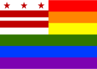 Rainbow Flag District Columbia