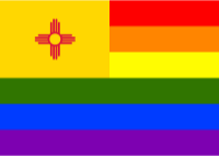 Rainbow Flag New Mexico