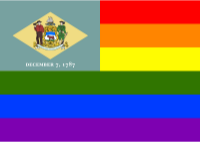 Rainbow Flag Delaware